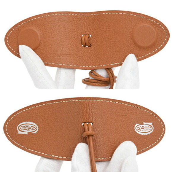 Goyard Unisex Black Universal Bag Clip Brown Leather GOYARD - Picture 2 of 9